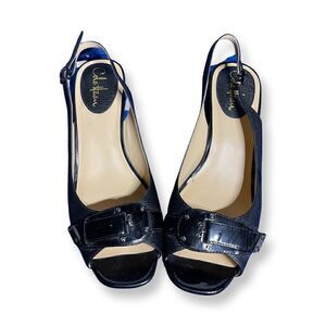 Cole Haan - Sling Back - Open Toe- Black Pumps